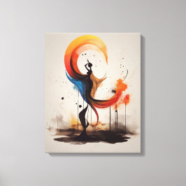 öppen för hjärtat canvastryck