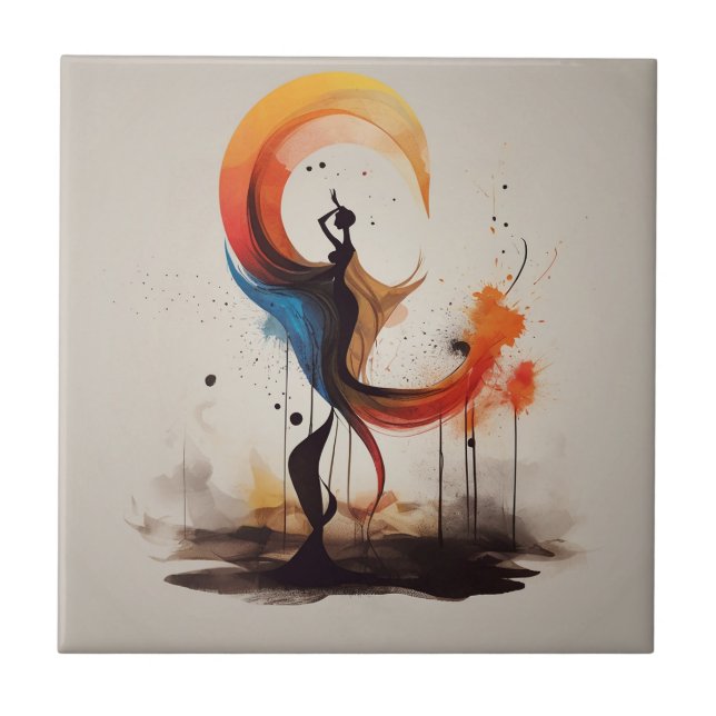 öppen för hjärtat kakelplatta (Framsidan)