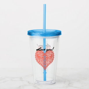 Öppen hjärta take away mugg