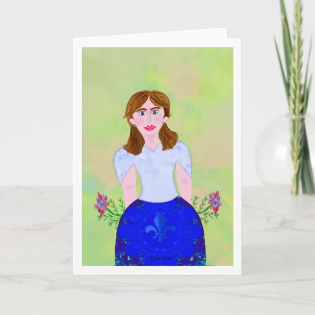 Öppen hjärtad LeeMarie's kreativa design Kort (Framsida)