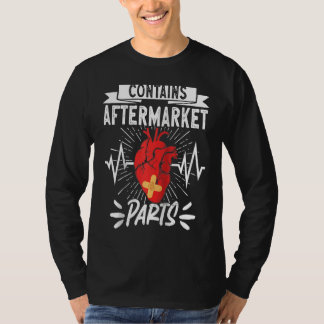 Öppen Hjärtkirurgi Bypass Medvetenhet Hjärtat Inne T Shirt