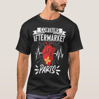 Öppen Hjärtkirurgi Bypass Medvetenhet Hjärtat Inne T Shirt