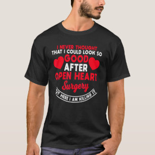 Öppen hjärtkirurgi Kvadrupel bypass kranskärl T Shirt