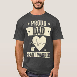 Öppen hjärtoperation CHD Transplant Pappa i ett He T Shirt
