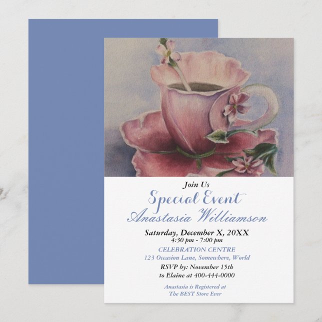 ÖPPEN HOUSE PARTY EVENT INBJUDAN (Fram/baksida)