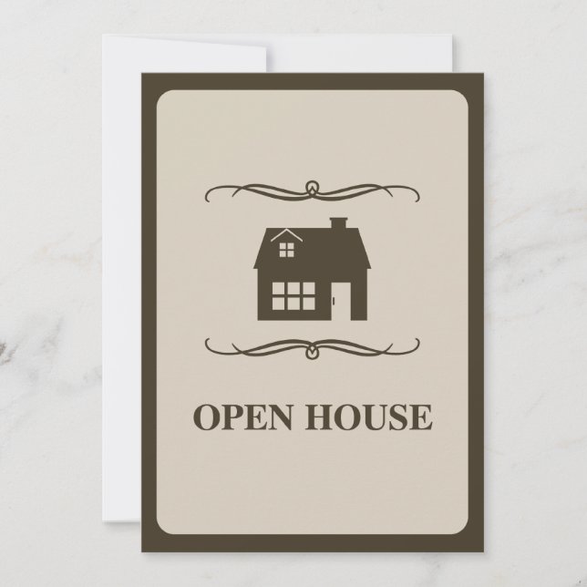 öppen hus-annons meddelande (Framsida)