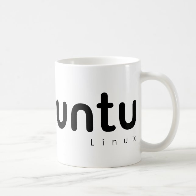 Öppen källa för Ubuntu Linux Kaffemugg (Höger)