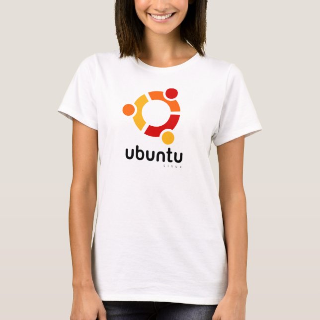 Öppen källa för Ubuntu Linux T-shirt (Framsida)