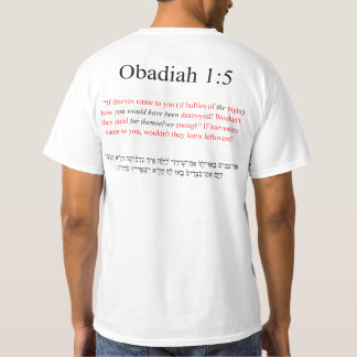 Öppen källkodsöversättning Obadja 1:5 T Shirt
