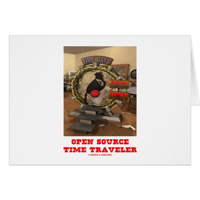 Öppen källTime handelsresande (Javas hertig) Hälsningskort (Framsidan Horizontal)