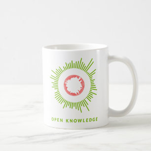 Öppen kunskapsmugg kaffemugg
