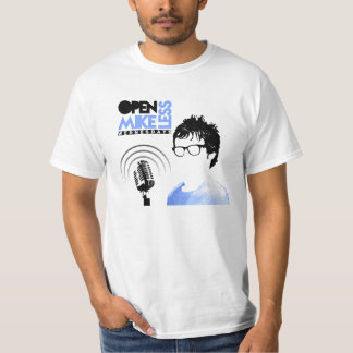 Öppen Mikeless Tshirt med tillbaka data T Shirt
