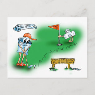 Öppen räddningsaktion - Golf Vykort