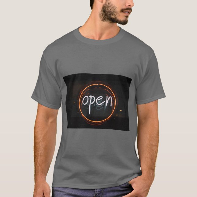 Öppen Själ Öppet Hjärta T Shirt (Framsida)