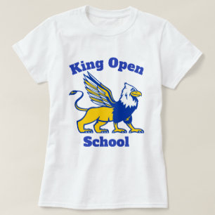 Öppen T-tröja för kung T Shirt
