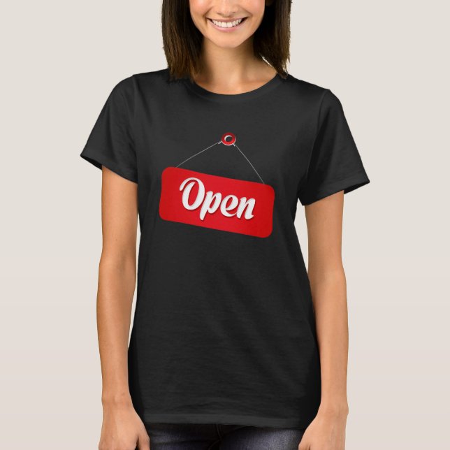 Öppen! Tee (Framsida)