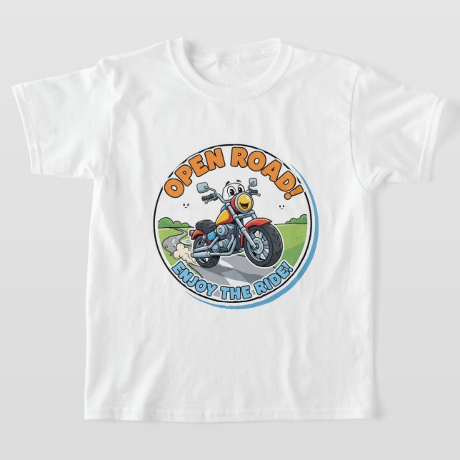 Öppen väg! Njut av resan! T Shirt (Laydown)