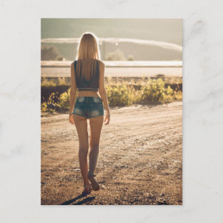 Öppen väg - Små korta shorts baby Foto vykort
