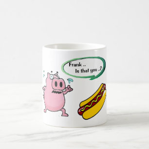 Öppenhjärtig. är det dig? Roliga grisBBQ-älskare Kaffemugg