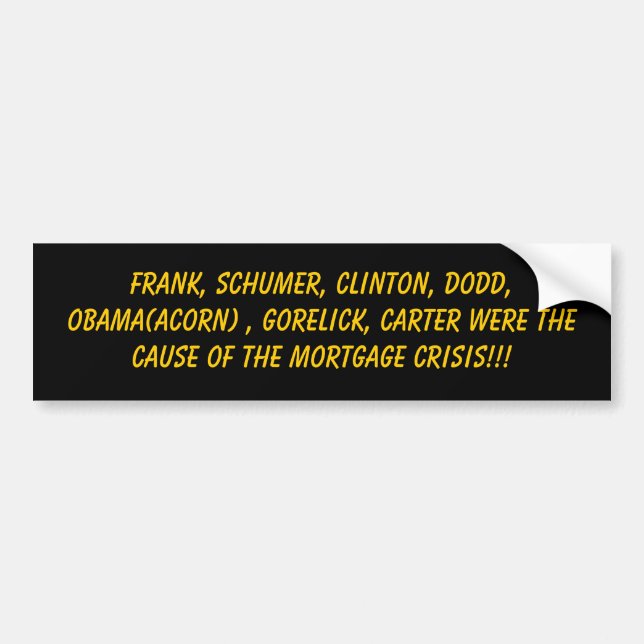 Öppenhjärtig Schumer, Clinton, Dodd, Obama Bildekal (Framsidan)