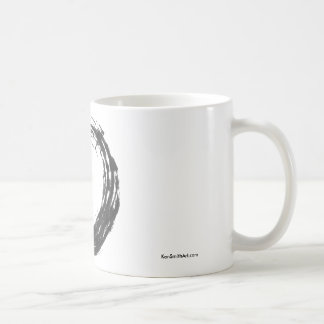 Öppet cirkla den Enso Zenmuggen Kaffemugg