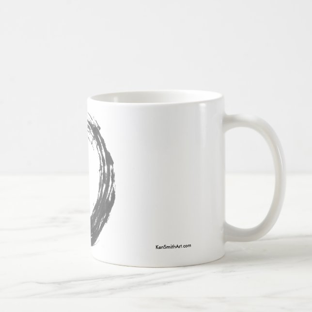 Öppet cirkla den Enso Zenmuggen Kaffemugg (Höger)