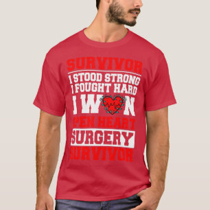 Öppet hjärt - bypassoperation Koronarartärpatient T Shirt