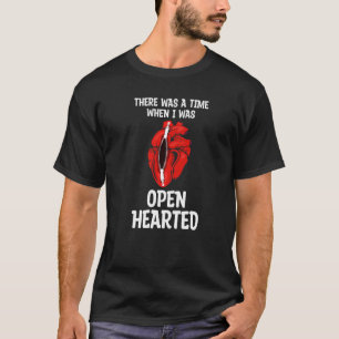 Öppet hjärtkirurgi och bypass Heart Survivor T Shirt