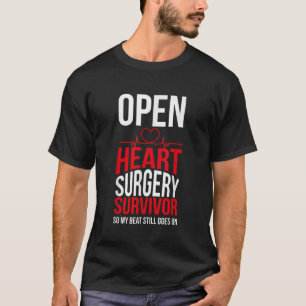 Öppet hjärtoperation Survivor Mitt slag fortsätter T Shirt
