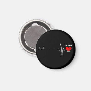 Öppet hjärtstillestånd Hjärtattack Survivor Magnet