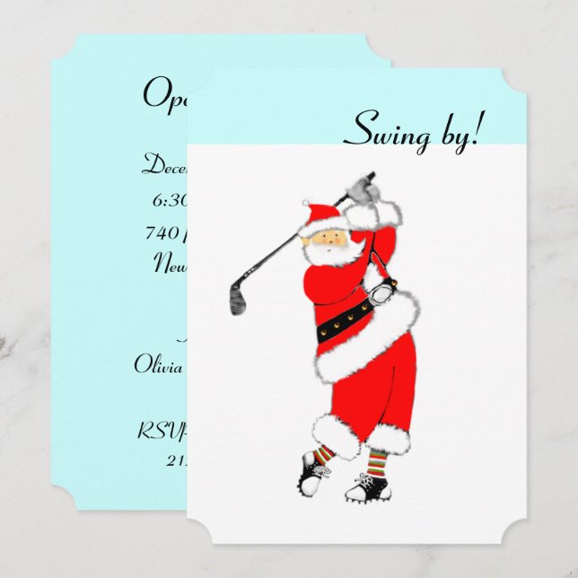 Öppet hus-inbjudningar till jul-Helgdag Inbjudningar (Fram/baksida)