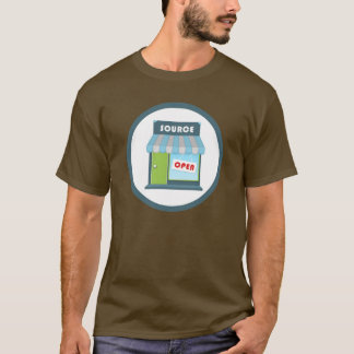 Öppet källemblem t-shirt