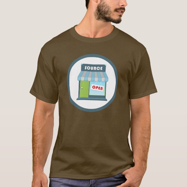 Öppet källemblem t-shirt (Framsida)