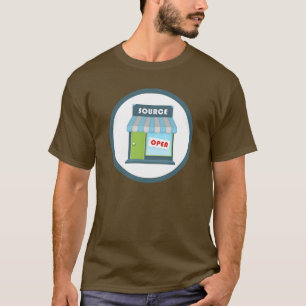 Öppet källemblem tee