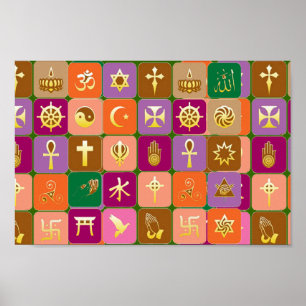 Öppet sinne: RESPEKT FÖR ALLA RELIGIONER Poster