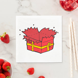 Öppna aktuell pappersservett