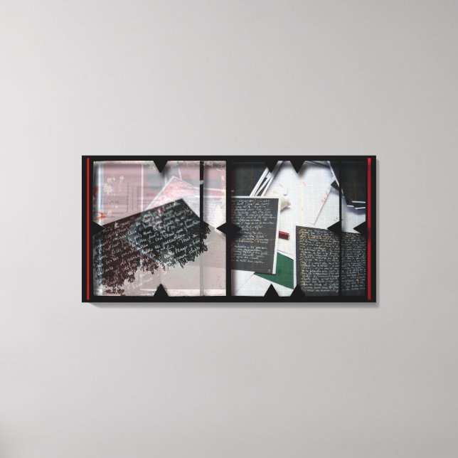 Öppna Arbeta med Open Red 10 Photomontage Canvas (Framsida)