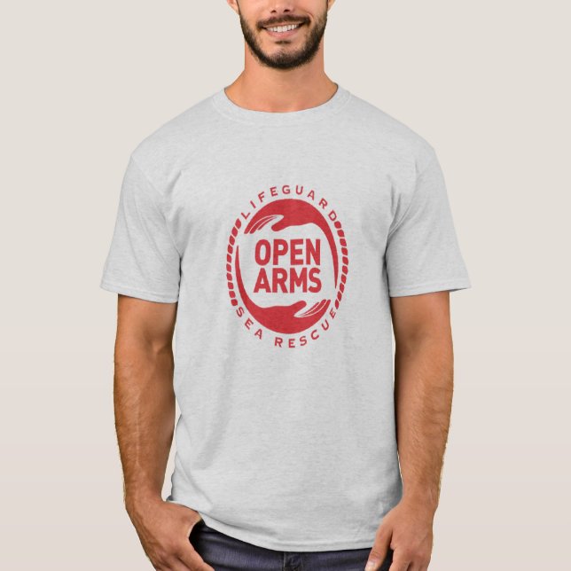 Öppna arm T-Shirt-essentiel T Shirt (Framsida)