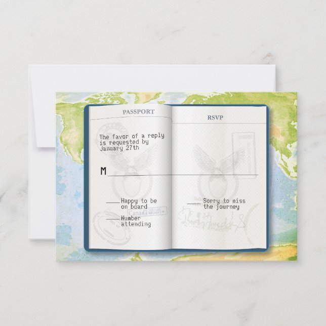 Öppna Bat mitzvah pass Pub-svar OSA Kort (Framsida)