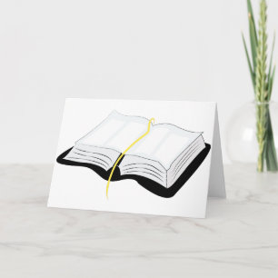 Öppna bibel kort