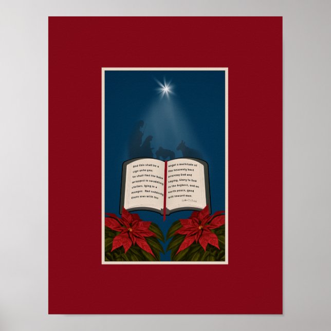 Öppna bibelmeddelande poster (Framsidan)