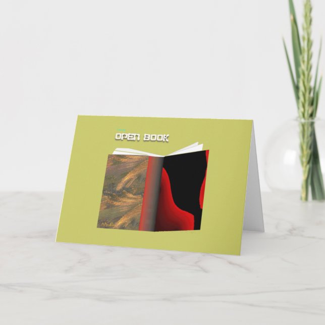 Öppna Bok Kort (Framsida)