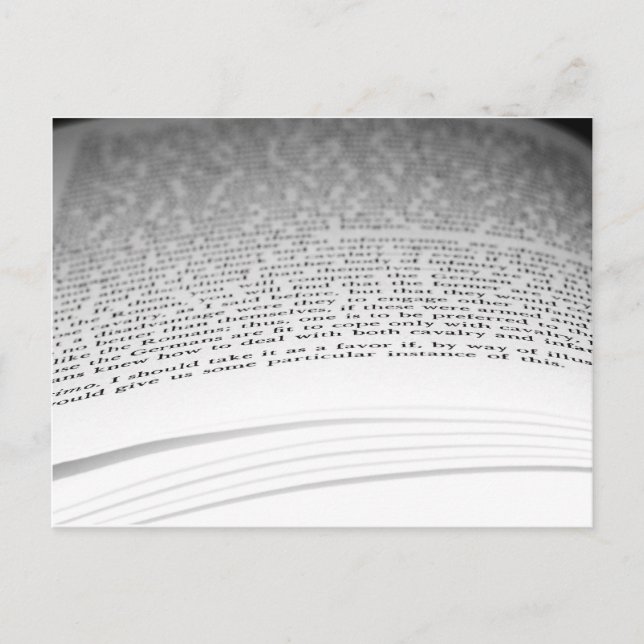 Öppna Bok Vykort (Framsida)