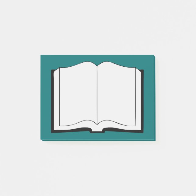 Öppna boken post-it block (Framsida)