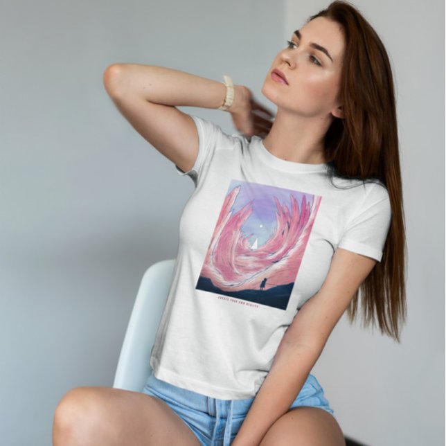 Öppna Cave Fantasy liggande T Shirt (Skapare uppladdad)