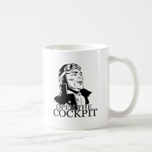 Öppna cockpit kaffemugg