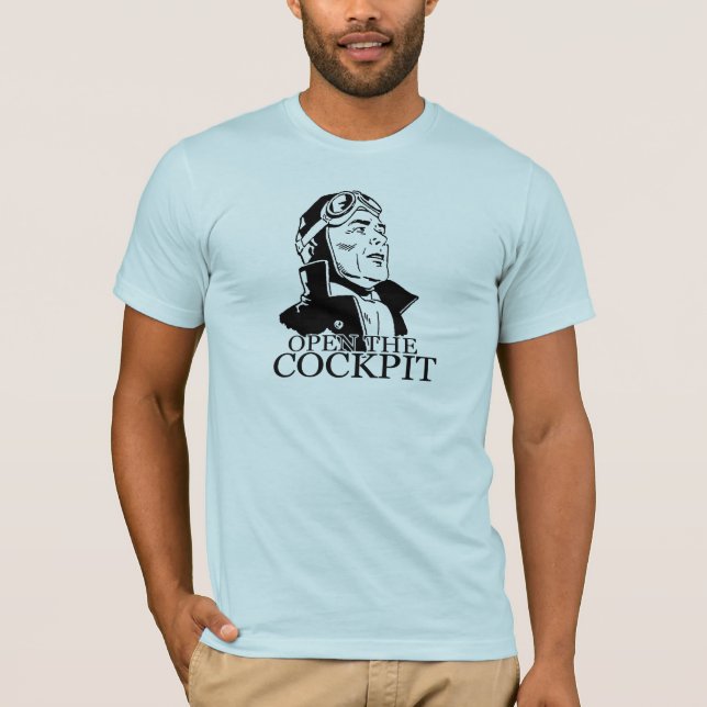 Öppna cockpit tee shirt (Framsida)