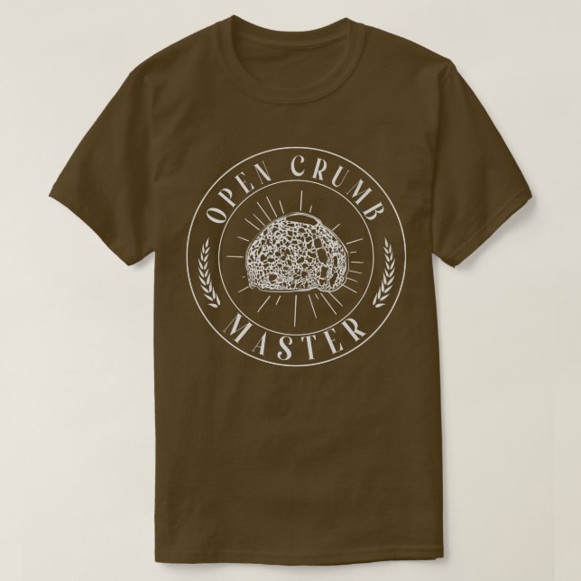 Öppna Crumb Master Baking Bakery Bread Älskare Vil T Shirt (Design framsida)