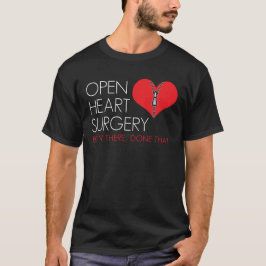 Öppna den roliga hjärtakirurgiöverlevanden t-shirt