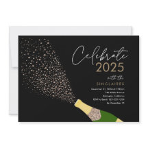 Öppna det nya årskortet för bubblor